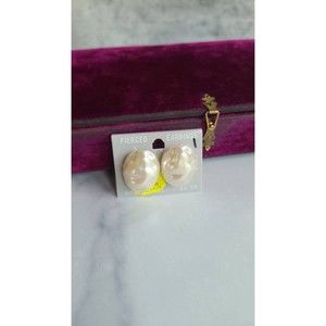 Vintage Faux Pearl Stud Earrings